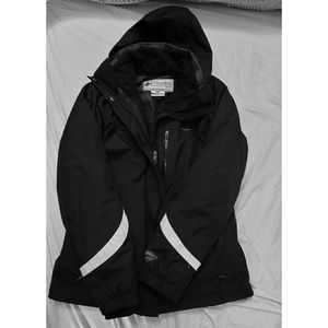 Columbia titanium interchange jacket sz Small